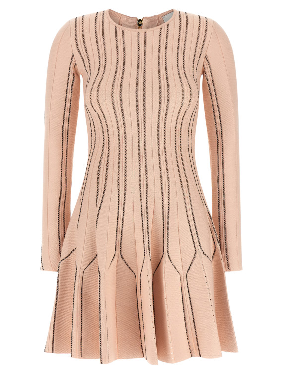 Мини-платье ELISABETTA FRANCHI Pink origami knit dress (AM39Q67E2EM3) #1