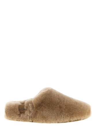 Brown 'Elea Fluffed' sabots