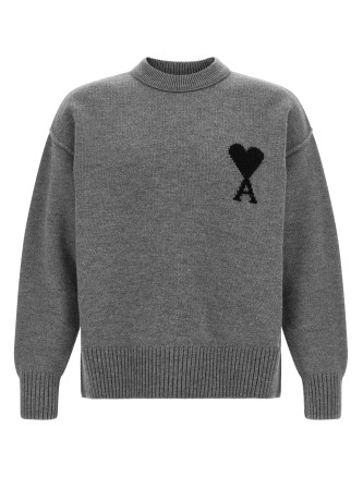 Grey 'Ami de Coeur' sweater