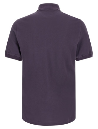 Поло BRUNELLO CUCINELLI Purple logo embroidery polo shirt (ME8548788CBW25) #