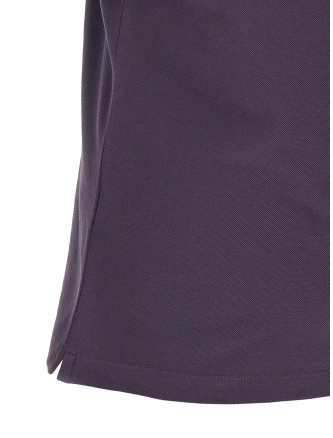 Поло BRUNELLO CUCINELLI Purple logo embroidery polo shirt (ME8548788CBW25) #