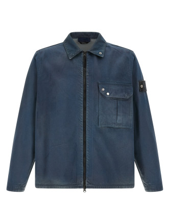 Жейде STONE ISLAND Overshirt capsule Denim Research