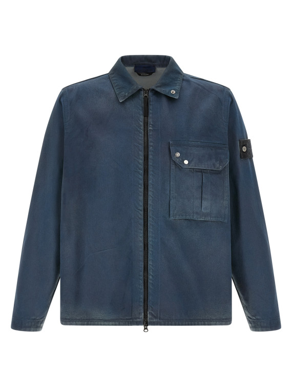 Рубашка STONE ISLAND Overshirt capsule Denim Research (L2S141200002S0J31V002E) #1