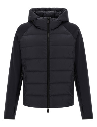 Худи MONCLER GRENOBLE Blue padded hoodie