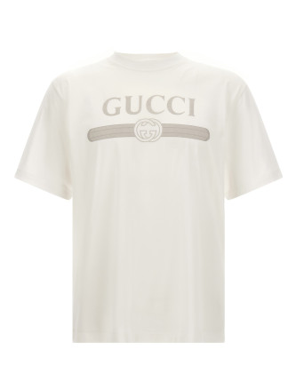 Футболка GUCCI 'Web Gucci' 'Incrocio GG'