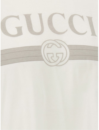 Футболка GUCCI 'Web Gucci' 'Incrocio GG' (A0095JXJH5Y9066) #