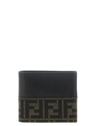 Кошелёк FENDI Two-color FF Jacquard wallet