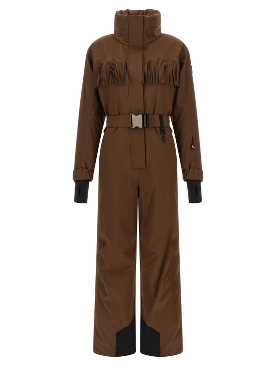 Комбинезон MONCLER GRENOBLE Brown fringed ski suit (L20982G00006597S5278) #1