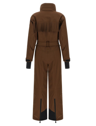 Комбинезон MONCLER GRENOBLE Brown fringed ski suit (L20982G00006597S5278) #