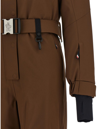 Комбинезон MONCLER GRENOBLE Brown fringed ski suit (L20982G00006597S5278) #