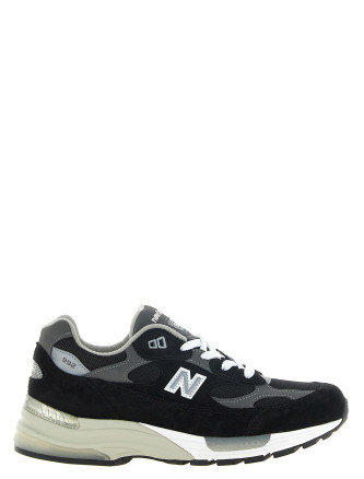 Black 'Made in USA 992' sneakers