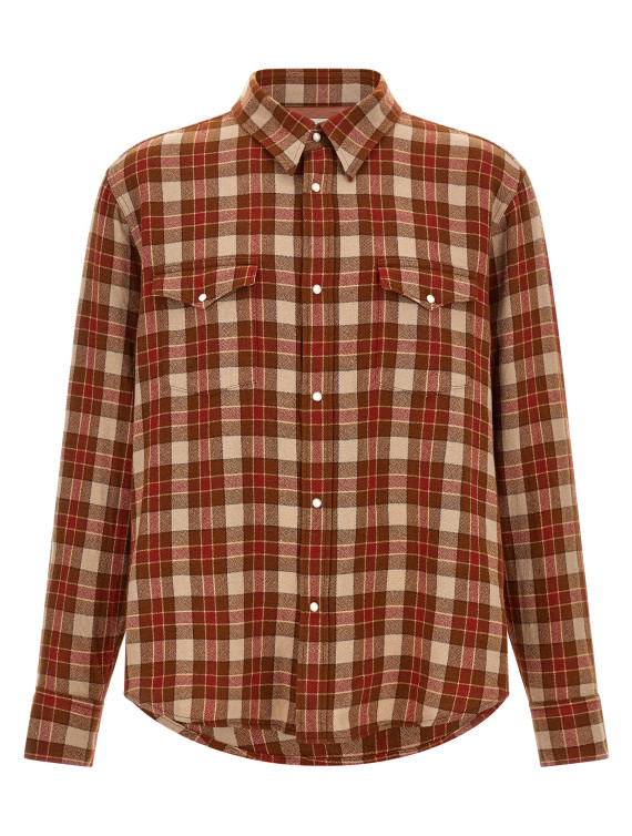 Рубашка visvim 'Meridian Check' (0126205011014RED) #1