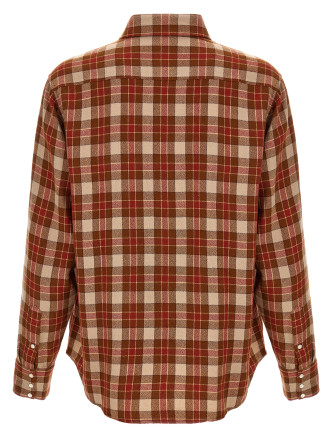 Рубашка visvim 'Meridian Check' (0126205011014RED) #