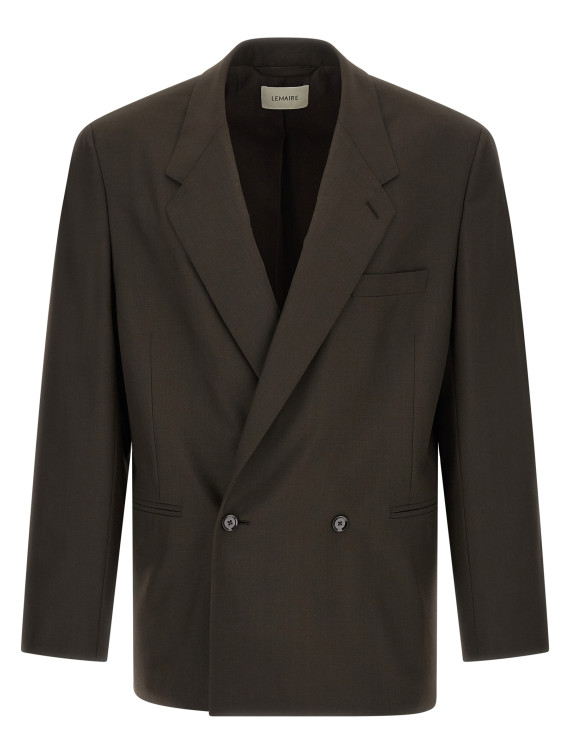 Пиджак LEMAIRE Tropical wool double-breasted blazer (JA1117LF414GR705) #1