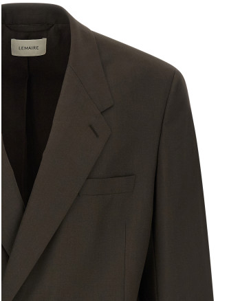 Пиджак LEMAIRE Tropical wool double-breasted blazer (JA1117LF414GR705) #