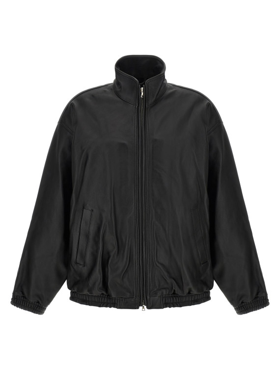 Куртка SSSTEIN High neck leather jacket (ST1553BLACK) #1