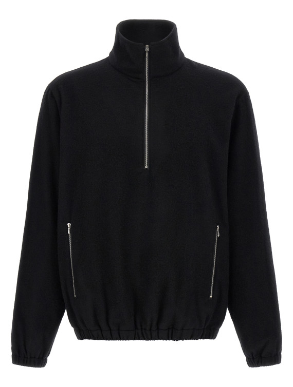 Свитер SSSTEIN Black half-zip fleece sweater (ST1621BLACK) #1