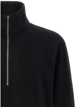 Свитер SSSTEIN Black half-zip fleece sweater (ST1621BLACK) #