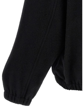 Свитер SSSTEIN Black half-zip fleece sweater (ST1621BLACK) #
