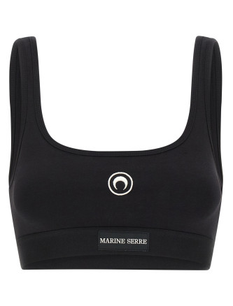 Спортивный бюстгальтер MARINE SERRE 'Moon Logo Stretched Jersey Sport'