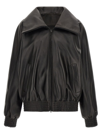 Black leather 'Le City' jacket