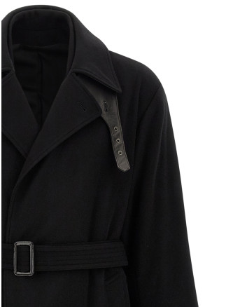 Пальто SSSTEIN 'Layered Combination' (ST1539BLACK) #