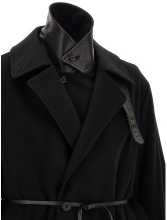 Пальто SSSTEIN 'Layered Combination' (ST1539BLACK) #