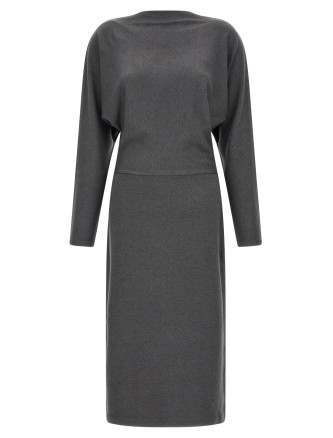 Платье миди VINCE Grey cozy dress
