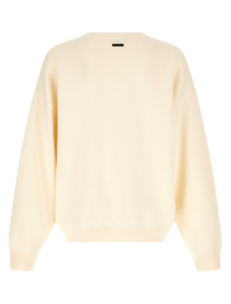 Свитер FEAR OF GOD White boat neck sweater (RW00609CREAM) #