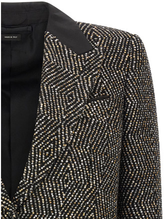 Жакет TOM FORD Tweed boyfriend jacket (GI3146FAX1858YND) #