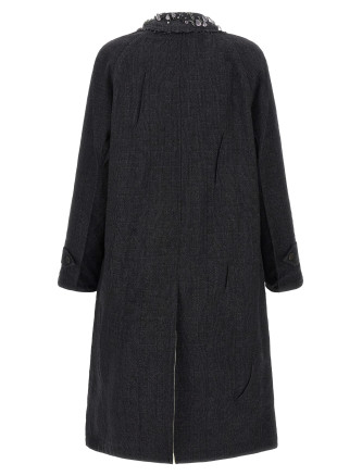 Пальто PRADA 2-in-1 Wales mouliné coat (P680TRSOOO6707F0OLY) #