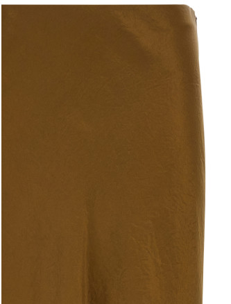 Юбка макси VINCE Green satin pencil skirt (V890230667451MOO) #