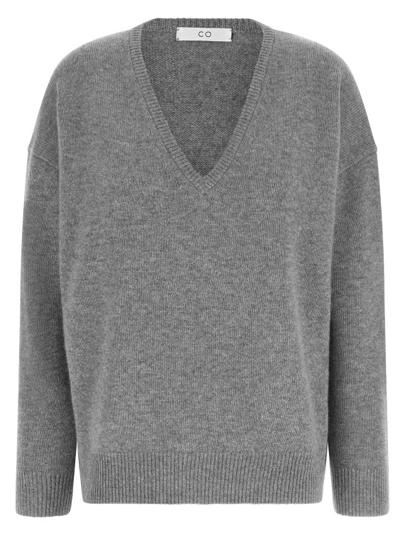 Свитер CO Grey cashmere V-neck sweater (7931CMR030) #1