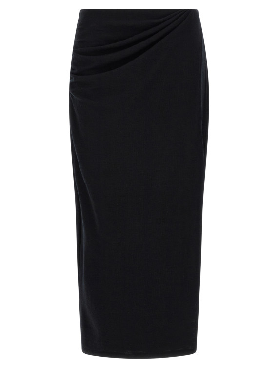 Юбка VINCE Black waist draped skirt (V137884817001BLK) #1