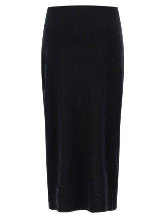 Юбка VINCE Black waist draped skirt (V137884817001BLK) #