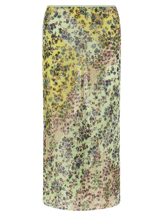 Юбка макси DRIES VAN NOTEN Floral patchwork skirt (2620108024157608) #1