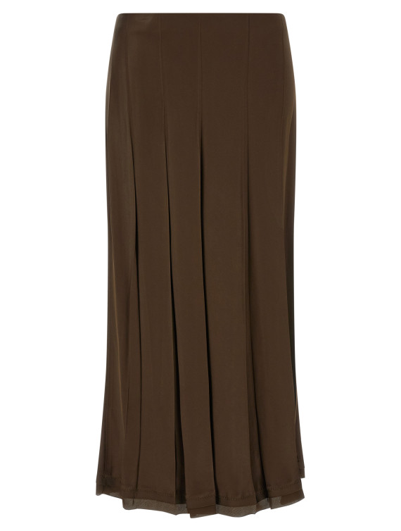 Юбка VINCE Brown bias skirt (V207131131448PIW) #1