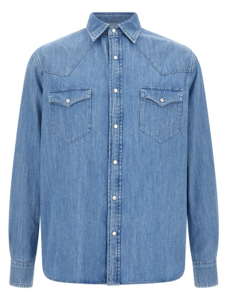 Blue denim 'Texana' shirt