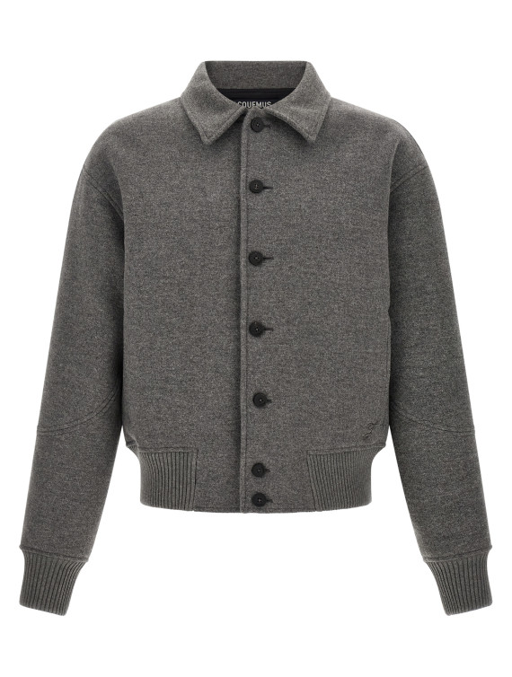 Куртка JACQUEMUS 'Le Bomber Feltro' (25HOUM00107BW00624950) #1