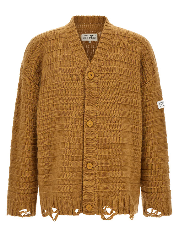 Кардиган MM6 MAISON MARGIELA 'Distressed' (SH0HP0005M13040156) #1