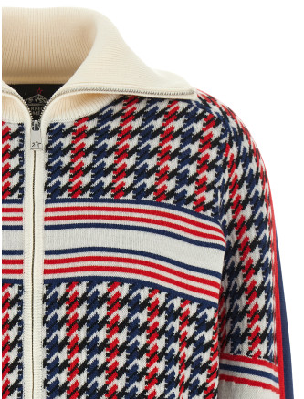 Кардиган PERFECT MOMENT Houndstooth merino wool cardigan (W30014961739) #