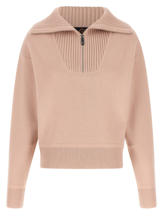 Свитер PERFECT MOMENT Pink merino wool half-zip sweater (W30013672507) #1