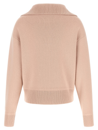 Свитер PERFECT MOMENT Pink merino wool half-zip sweater (W30013672507) #
