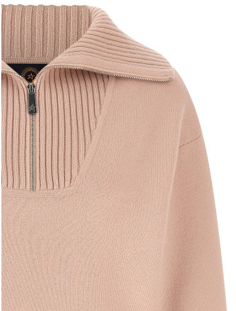 Свитер PERFECT MOMENT Pink merino wool half-zip sweater (W30013672507) #