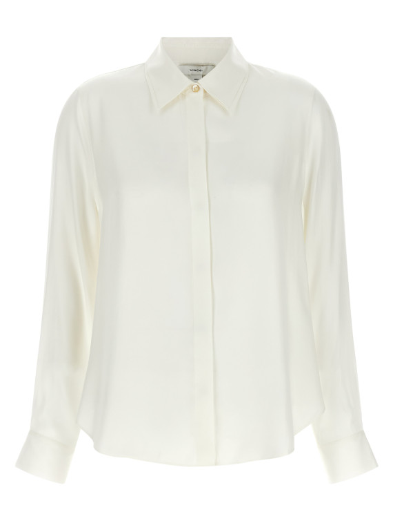 Рубашка VINCE Double white collar shirt (V101213264101OWH) #1