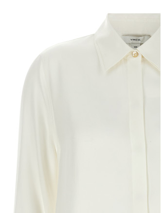 Рубашка VINCE Double white collar shirt (V101213264101OWH) #