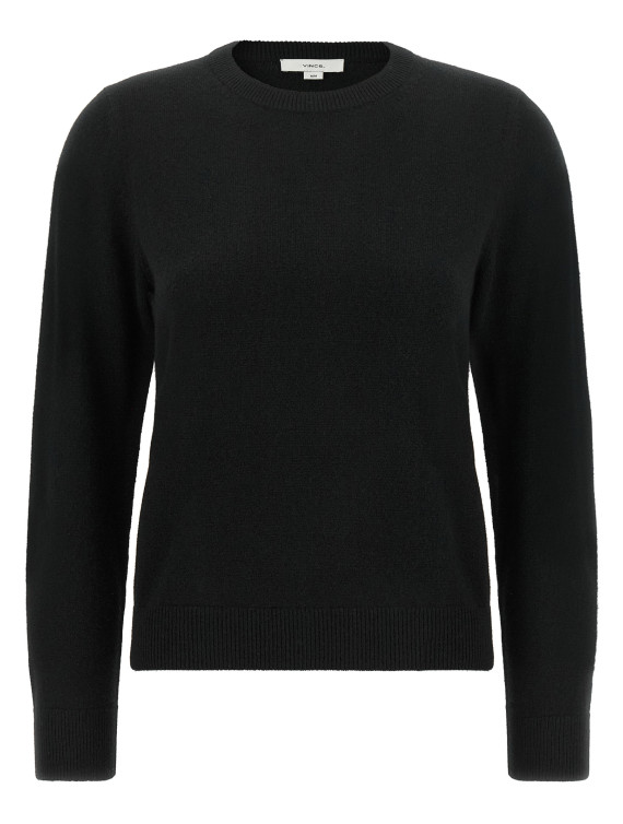 Свитер VINCE Black cashmere crew neck sweater (V217379966001BLK) #1