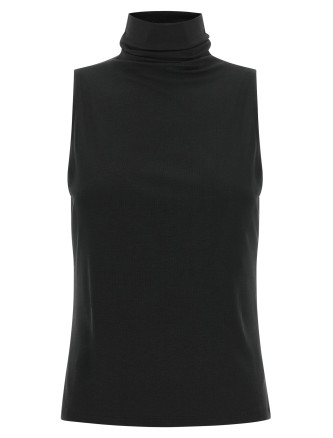 Свитер VINCE Black jersey turtleneck sweater