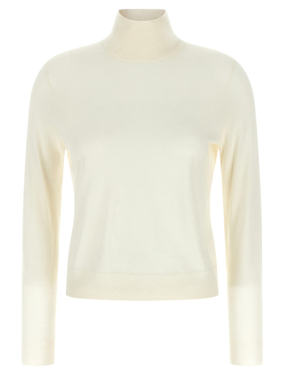 Свитер VINCE White silk and cashmere turtleneck sweater (V216479946101OWH) #1