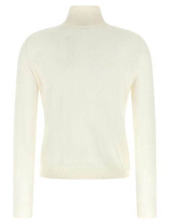 Свитер VINCE White silk and cashmere turtleneck sweater (V216479946101OWH) #